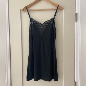 Victoria’s Secret Black Lace Chemise